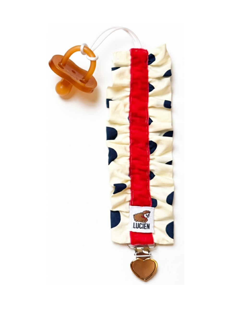 Dot Pacifier Clip